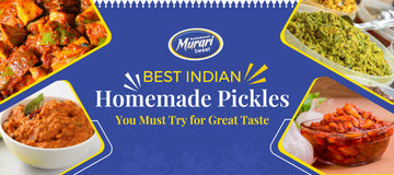 Authentic Indian Homemade Pickles with rich flavors & spices