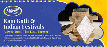 Delicious Kaju Katli, a festive Indian sweet treat