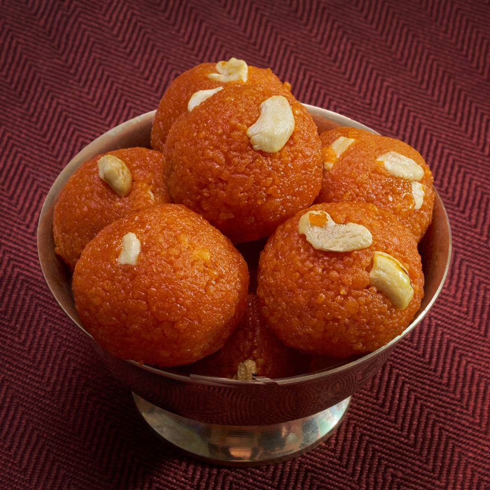 Motichur laddu rich and flavorful sweet ball
