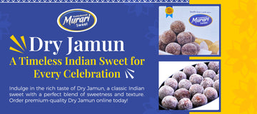 Delicious Dry Jamun traditional Indian sweet dessert