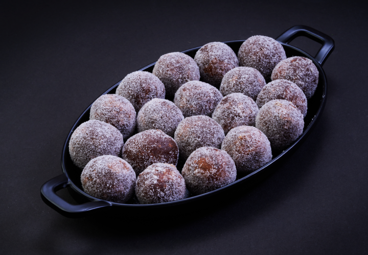 Dry Jamun flavorful and crunchy dessert