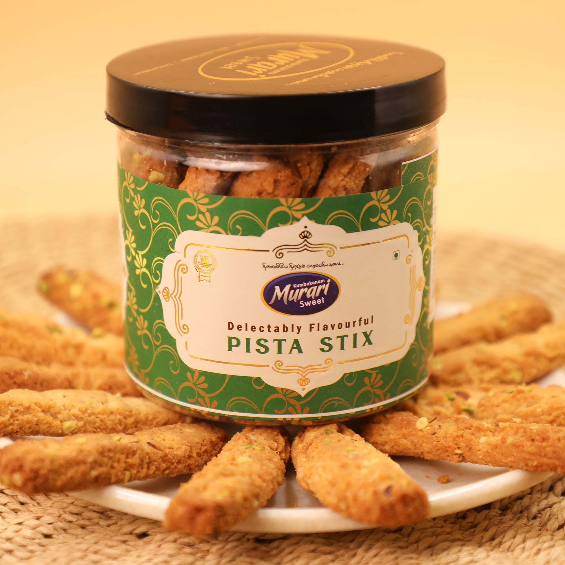 Pista Stix crispy and flavorful pistachio snack