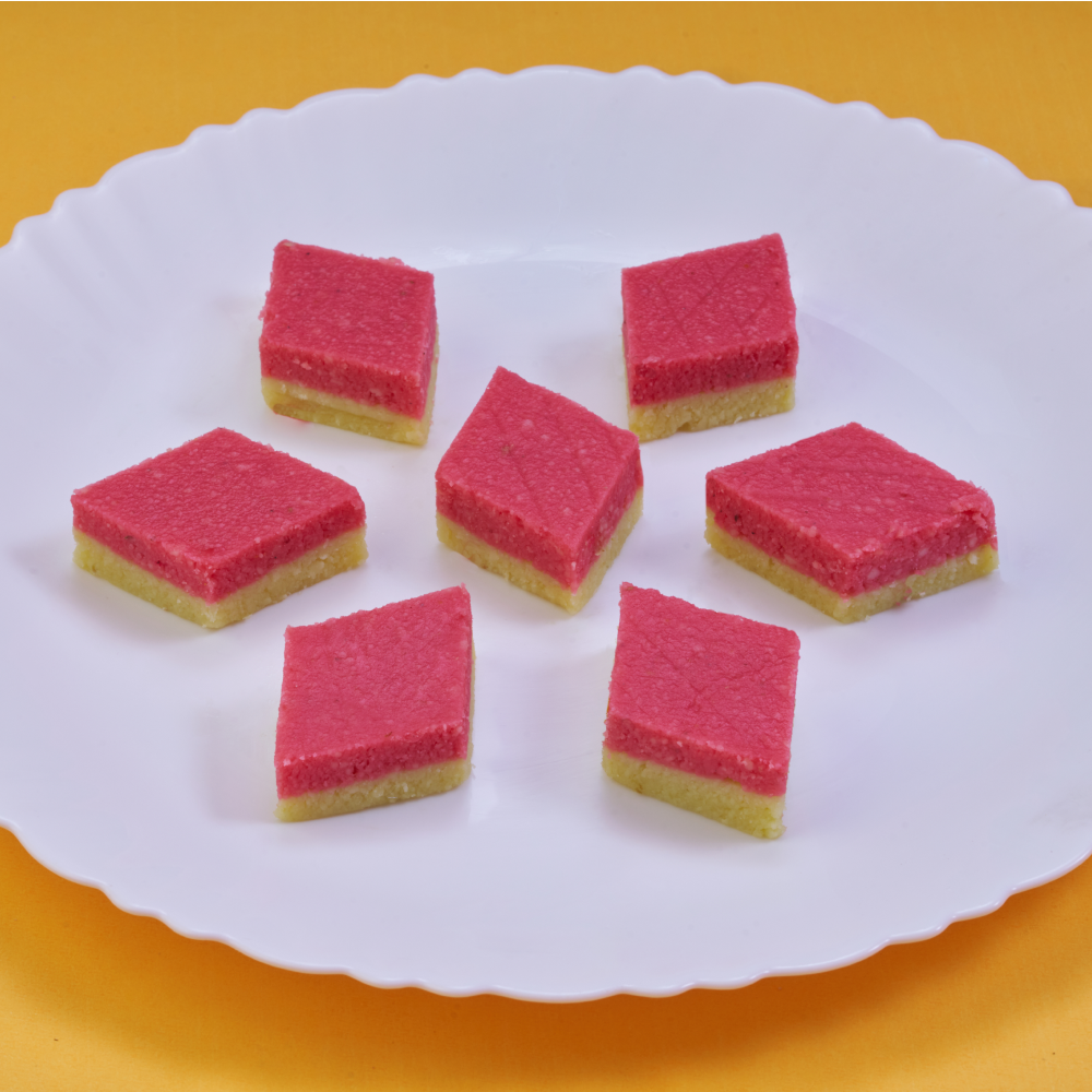 Strawberry Burfi